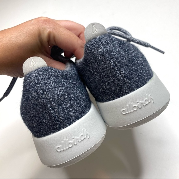 Allbirds Wool Runners in Natural Grey Light Grey Sole Lace Up Sneakers Shoes 7 - Picture 10 of 13